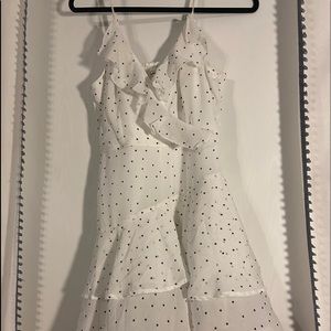 White polkadot romper